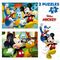 PUZZLE EDUCA MICKEY MOUSE FUN HOUSE 2X48 96  [19312]