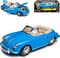 PORSCHE 356B CABRIOLET  BBURAGO    1:18 BLUE