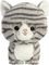 �������O TEDDY PETS GREY TABBY CAT 18��
