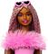 BARBIE FASHIONISTAS:DELUXE STYLE-DOLL WITH PINK BRAIDS AND DARK SKIN BARBIE FASHIONISTAS:DELUXE STYLE-DOLL WITH PINK BRAIDS AND DARK SKIN