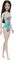 BARBIE: BEACH BLACK HAIR DOLL WEARING TROPICAL BLUE SWIMSUIT BARBIE: BEACH BLACK HAIR DOLL WEARING TROPICAL BLUE SWIMSUIT