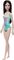 BARBIE: BEACH BLACK HAIR DOLL WEARING TROPICAL BLUE SWIMSUIT BARBIE: BEACH BLACK HAIR DOLL WEARING TROPICAL BLUE SWIMSUIT