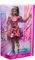 BARBIE: DELUXE STYLE METALLIC PINK DRESS BROWN HAIR WITH DARK SKIN DOLL