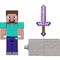 MATTEL MINECRAFT: REDSTONE CHARGED - STEVE FIGURE [JJR85]