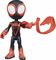 MARVEL HASBRO SPIDEY AND HIS AMAZING FRIENDS MILES MORALES-SPIDER-MAN MINI ACTION FIGURE
