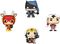 FUNKO POCKET POP! 4-PACK MARVEL - HAPPY HOLIDAYS TREE BOX VINYL FIGURES KEYCHAIN