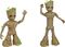 MARVEL HASBRO  I AM GROOT - GROOVE 'N GROW GR...