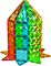 MAGNETIC TILES GEOMAG GEMS 60PCS