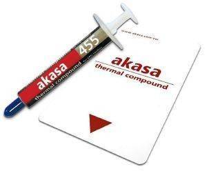 AKASA AK-455-5G HI PERFORMANCE THERMAL COMPOUND 5GR W/ SPREADER CARD AKASA AK-455-5G HI PERFORMANCE THERMAL COMPOUND 5GR W/ SPREADER CARD