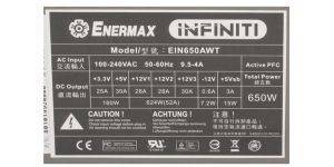 ENERMAX EIN650AWT 650W INFINITI SLI