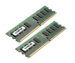 CRUCIAL CT2KIT12864AA667 2GB DUAL (2X1GB) PC5300 DDR2 667MHZ