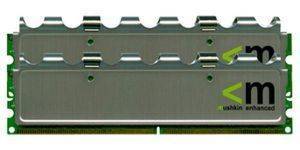 MUSHKIN EM DDR2 2GB (2X1GB) PC6400 800MHZ DUAL CHANNEL KIT MUSHKIN EM DDR2 2GB (2X1GB) PC6400 800MHZ DUAL CHANNEL KIT
