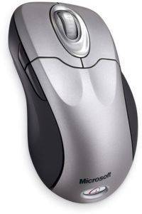 MICROSOFT WIRELESS OPTICAL MOUSE 5000 PLATINUM