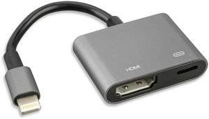 4SMARTS LIGHTNING TO HDMI CABLE 6CM BLACK/GREY