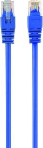 CABLEXPERT PP12-0.25M/B BLUE PATCH CORD CAT.5E MOLDED STRAIN RELIEF 50U PLUGS 0.25M