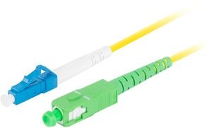 LANBERG FIBER OPTIC PATCHCORD SM LC/UPC-SC/APC SIMPLEX LSZH G657A1 3.0MM 5M YELLOW LANBERG FIBER OPTIC PATCHCORD SM LC/UPC-SC/APC SIMPLEX LSZH G657A1 3.0MM 5M YELLOW