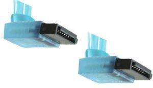 AC RYAN ACR-SA6702-2 SATA CABLE 30CM ANGLED UV BLUE