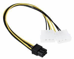 AKASA AK-CB4-6 2X4 PIN TO 6 PIN PCI-E CABLE ADAPTER