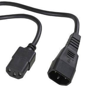 EQUIP: 112100 POWER EXTENSION CABLE VDE BLACK EQUIP: 112100 POWER EXTENSION CABLE VDE BLACK