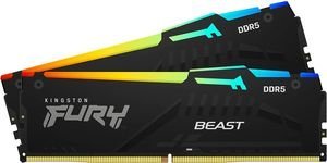 RAM KINGSTON KF560C36BBEAK2-64 FURY BEAST RGB 64GB (2X32GB) DDR5 6000MHZ CL36 AMD EXPO DUAL KIT