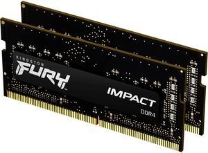 RAM KINGSTON KF432S20IBK2/32 FURY IMPACT 32GB (2X16GB) SO-DIMM DDR4 3200MHZ DUAL KIT RAM KINGSTON KF432S20IBK2/32 FURY IMPACT 32GB (2X16GB) SO-DIMM DDR4 3200MHZ DUAL KIT