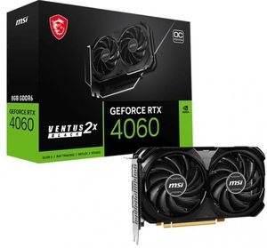 VGA MSI GEFORCE RTX 4060 VENTUS 2X BLACK 8G OC PCI-E RETAIL