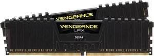RAM CORSAIR CMK32GX4M2A2400C16 VENGEANCE LPX BLACK 32GB (2X16GB) DDR4 2400MHZ DUAL KIT