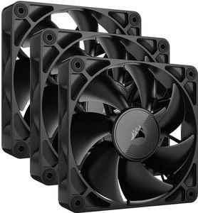 CORSAIR CO-9051010-WW RX120 ICUE LINK FAN STARTER KIT 3 X 120MM BLACK WITH ICUE LINK SYSTEM HUB
