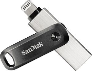 SANDISK SDIX60N-064G-GN6NN IXPAND GO 64GB USB 3.0 TYPE-A AND LIGHTNING FLASH DRIVE