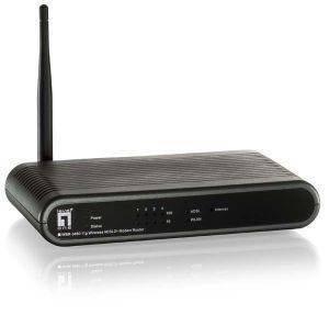 LEVEL ONE WBR-3460A 54MBPS WIRELESS ADSL2/2+ MODEM ROUTER PSTN