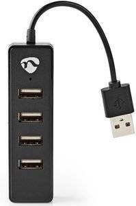 NEDIS UHUBU2420BK USB HUB 4-PORT USB 2.0 BLACK