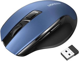 MOUSE WIRELESS UGREEN MU006 BLUE 15064 MOUSE WIRELESS UGREEN MU006 BLUE 15064