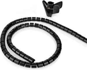 NEDIS CMSW1316BK200 CABLE MANAGEMENT SLEEVE 2.00M MAX.  16MM BLACK