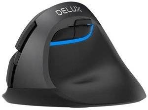 DELUX M618MINI DB WIRELESS VERTICAL MOUSE BLACK