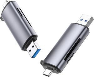 CARD READER UGREEN CM185 TYPE-C/USB 3.0 GRAY 50706