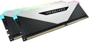 RAM CORSAIR CMN32GX4M2Z3200C16W VENGEANCE RGB RT WHITE 32GB (2X16GB) DDR4 3200MHZ DUAL KIT
