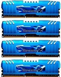 RAM G.SKILL F3-2400C11Q-32GZM 32GB (4X8GB) DDR3 2400MHZ RIPJAWSZ QUAD CHANNEL KIT