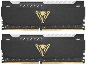 RAM PATRIOT PVSR432G360C0K VIPER STEEL RGB BLACK 32GB (2X16GB) 3600MHZ DUAL KIT