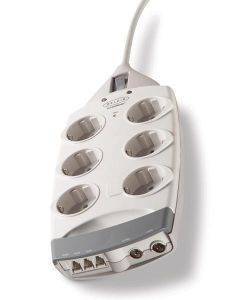 BELKIN 6 SOCKET TEL+AV 2M BELKIN 6 SOCKET TEL+AV 2M
