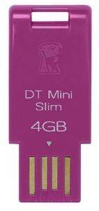 KINGSTON DTMSN/4GB DATA TRAVELLER MINI SLIM PINK