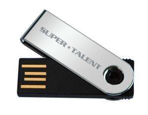 SUPERTALENT STU4GPBS 4GB PICO-B SLIDE USB 2.0 FLASH DRIVE