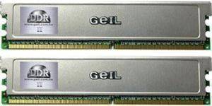 GEIL GX22GB6400DC DDR2 PC2-6400 800MHZ CL5 2GB (2X1GB) DUAL CHANNEL KIT