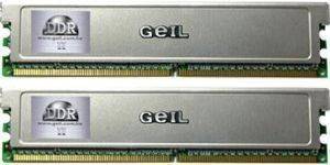GEIL GX22GB6400DC DDR2 PC2-6400 800MHZ CL5 2GB (2X1GB) DUAL CHANNEL KIT