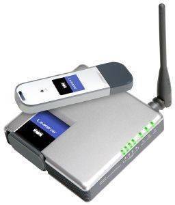 LINKSYS WKUSB54GC WIRELESS ROUTER + USB ADAPTER LINKSYS WKUSB54GC WIRELESS ROUTER + USB ADAPTER