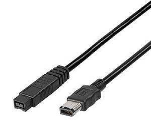 EQUIP: 128153 FIREWIRE 800MBPS CABLE 3M 6/9 PIN