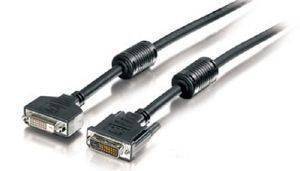 EQUIP 118972 DVI DUAL LINK EXTENSION 1.8M 2X24+1 M/F BLACK