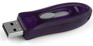 KINGSTON DATA TRAVELER 110 1GB PURPLE