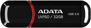 ADATA AUV150-32G-RBK DASHDRIVE UV150 32GB USB 3.2 FLASH DRIVE BLACK