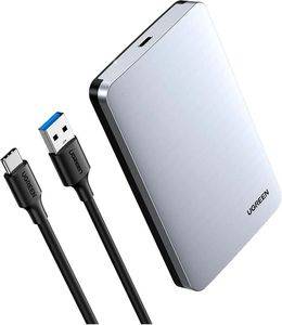 ENCLOSURE HDD / SSD UGREEN CM300 FOR SATA 2.5 USB 3.1 GREY