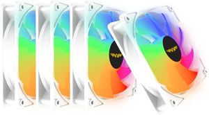 ARMAGGEDDON COOLING 4XFAN KIT 12CM ARGB KIT 5000 WHITE ARGB-KIT-5000W